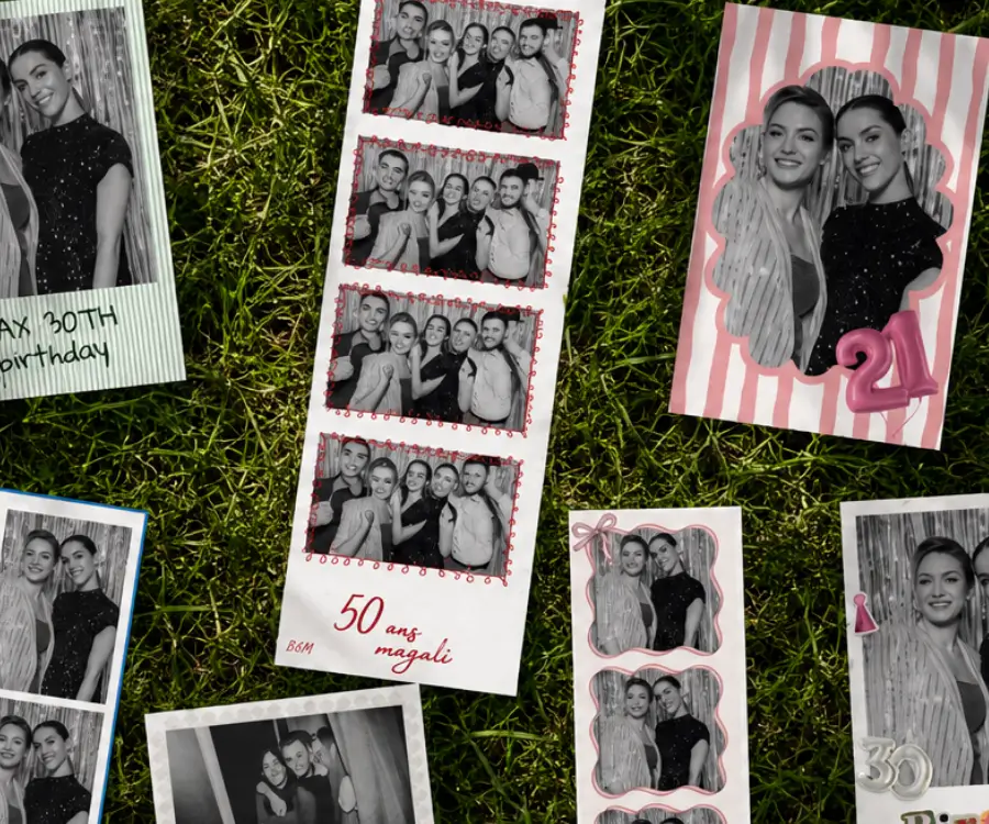Cadres photo personnalisés Grain Photobooth