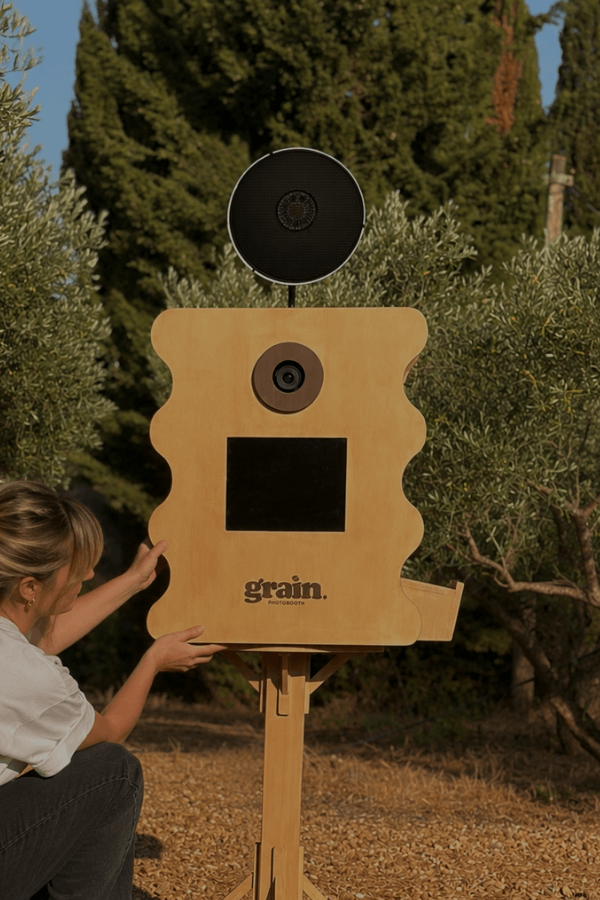 Installation du photobooth Grain