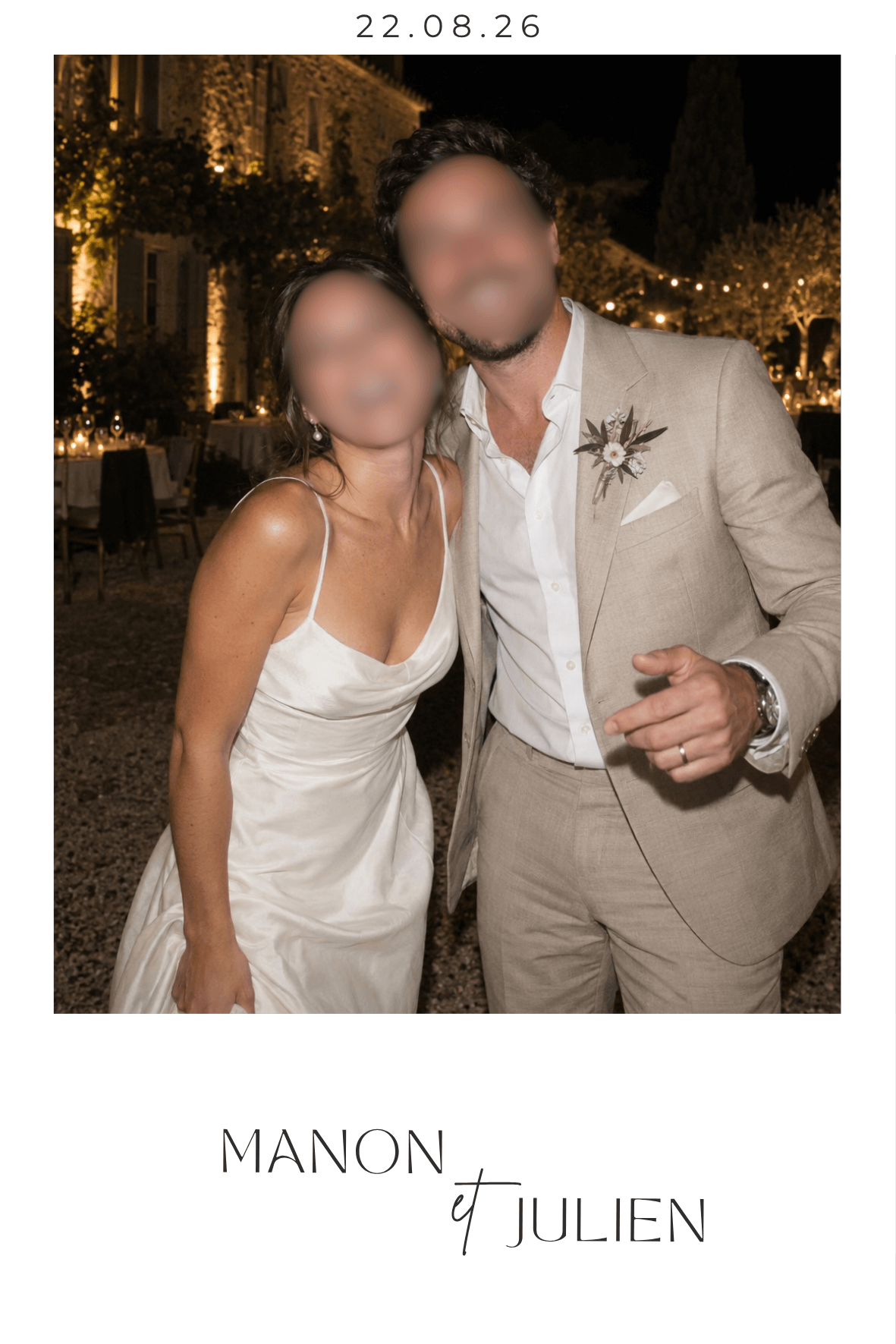 Galerie photobooth Manon & Julien